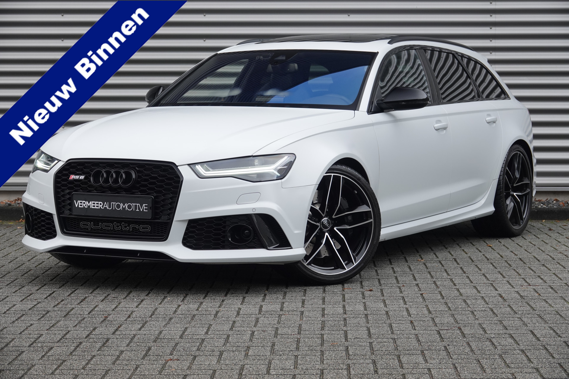 tweedehands Audi A6 Avant 4.0 TFSI RS 6 quattro Pro Line Plus | Pano | Bose | Akrapovic | Mat | Soft Close | Memory | ACC |  – beschikbaar bij Van de Velde Auto’s