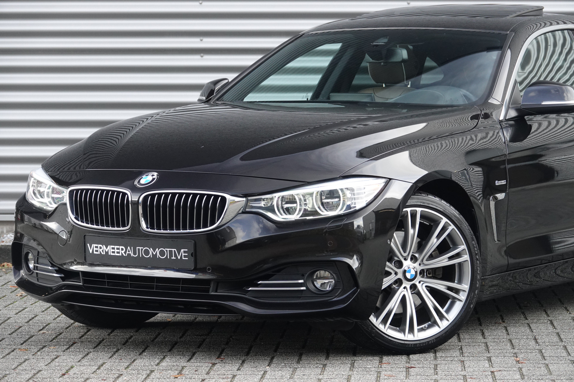 tweedehands BMW 4 Serie Gran Coupé 430i Centennial High Executive | Schuif-Kanteldak | HUD | Memory | H&K | Keyless | 360 |  – beschikbaar bij Van de Velde Auto’s